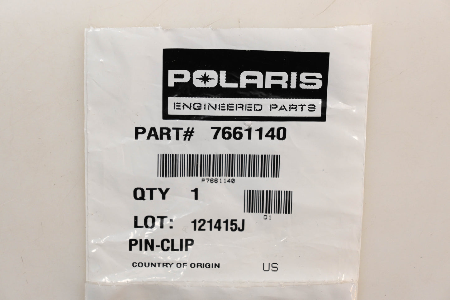 New OEM Polaris 7661140 14mm Clip Pins Qty 3 NOS