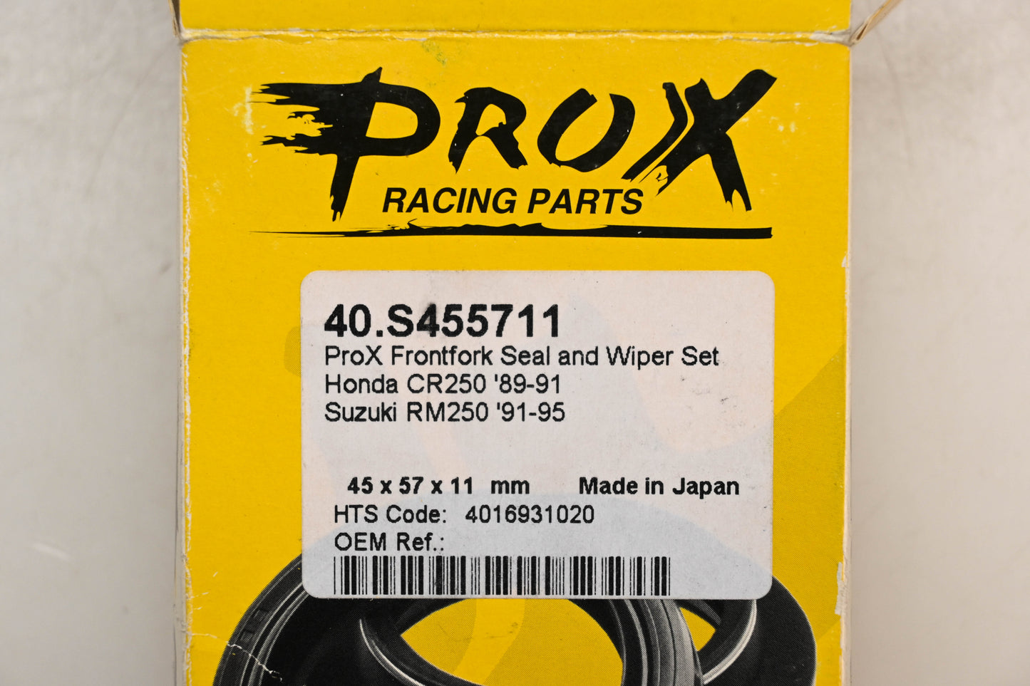 ProX 40.S455711 Honda Suzuki Front Fork Seal/Wiper Kit NOS