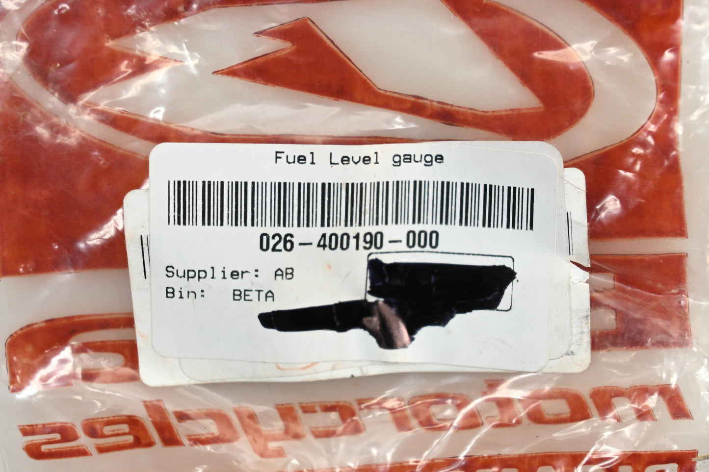 Beta 026-400190-000, 026.40.019.00.00 Fuel Level Sensor NOS