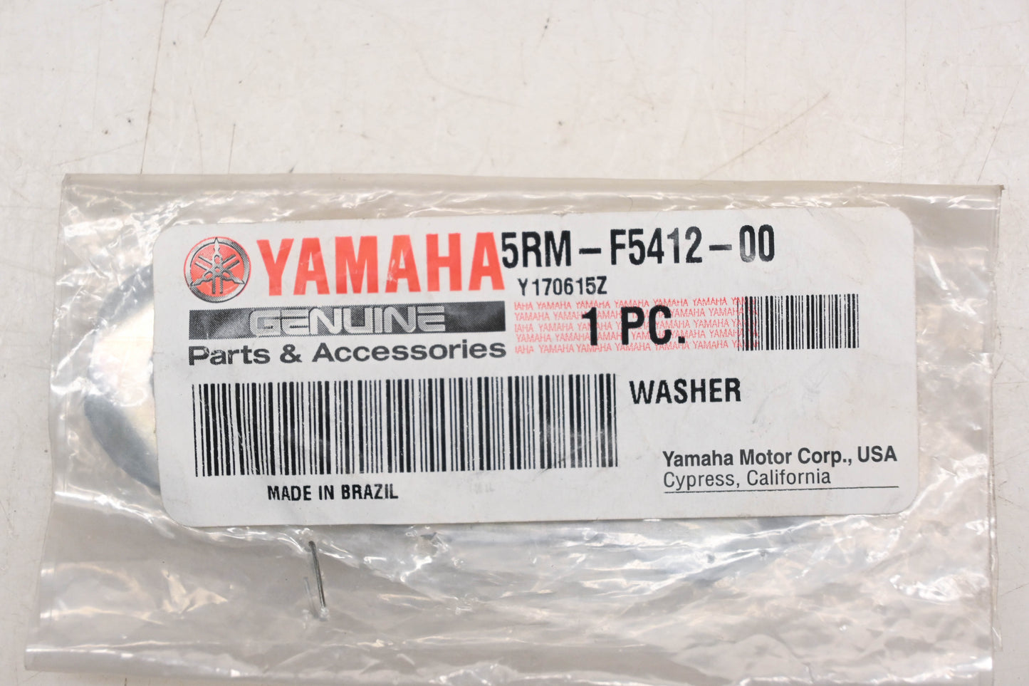 New OEM Yamaha 5RM-F5412-00-00 Lock Washer NOS