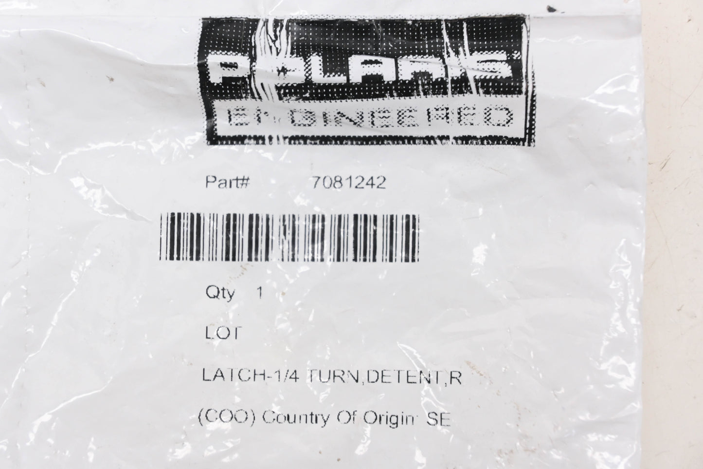 New OEM Polaris 7081242 Right 1/4 Turn Latch NOS