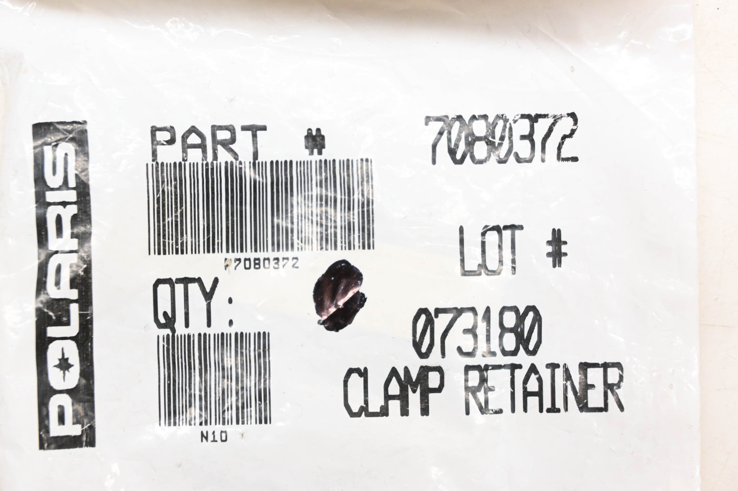 New OEM Polaris 7080372 Retainer Clamps Qty 7 NOS