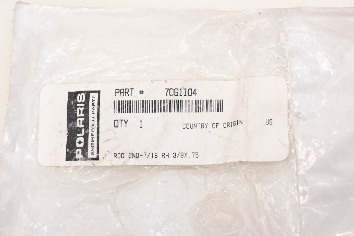 New OEM Polaris 7061104 Righthand Tie Rod End NOS