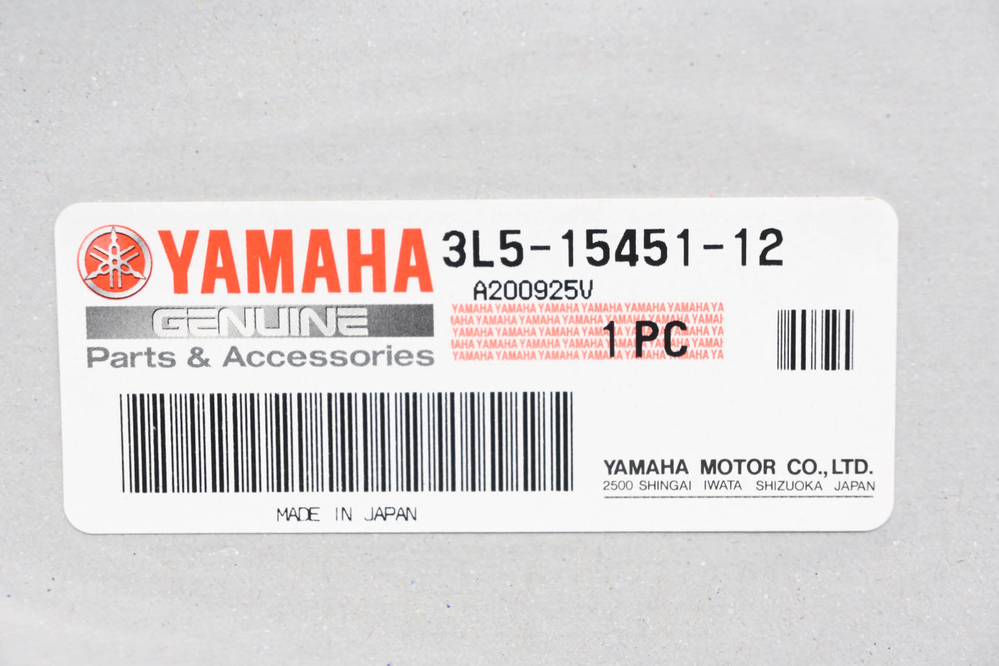 New OEM Yamaha 3L5-15451-12-00 Clutch Cover Gasket NOS