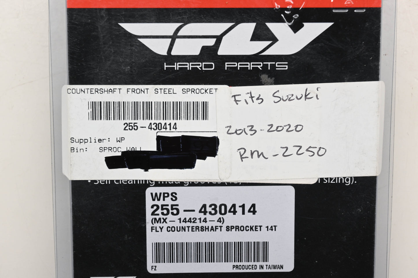 Fly Racing 255-430414, MX-144214-4 Suzuki 14T Countershaft Front Steel Sprocket NOS