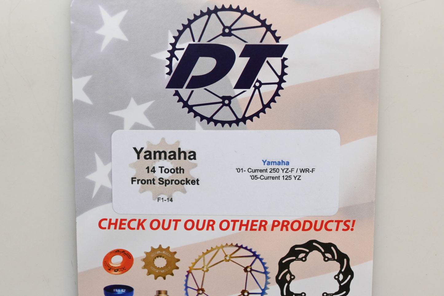 Dirt Tricks F1-14, 254-16114 Yamaha 14T Front Sprocket NOS