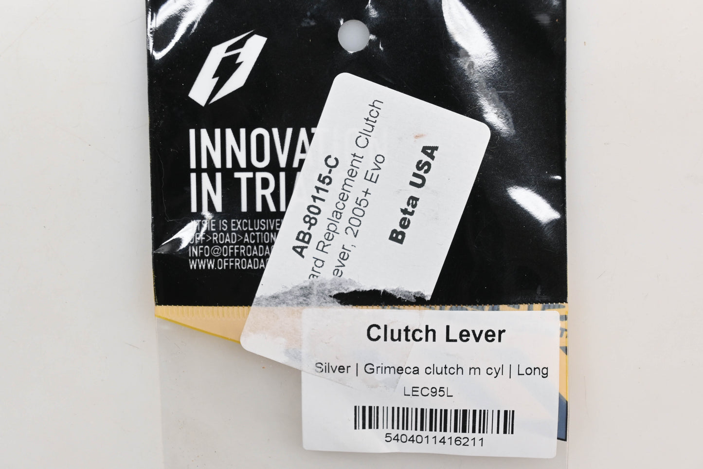 Jitsie LEC95L, AB-80115-C Beta Evo Silver Clutch Lever Assembly NOS