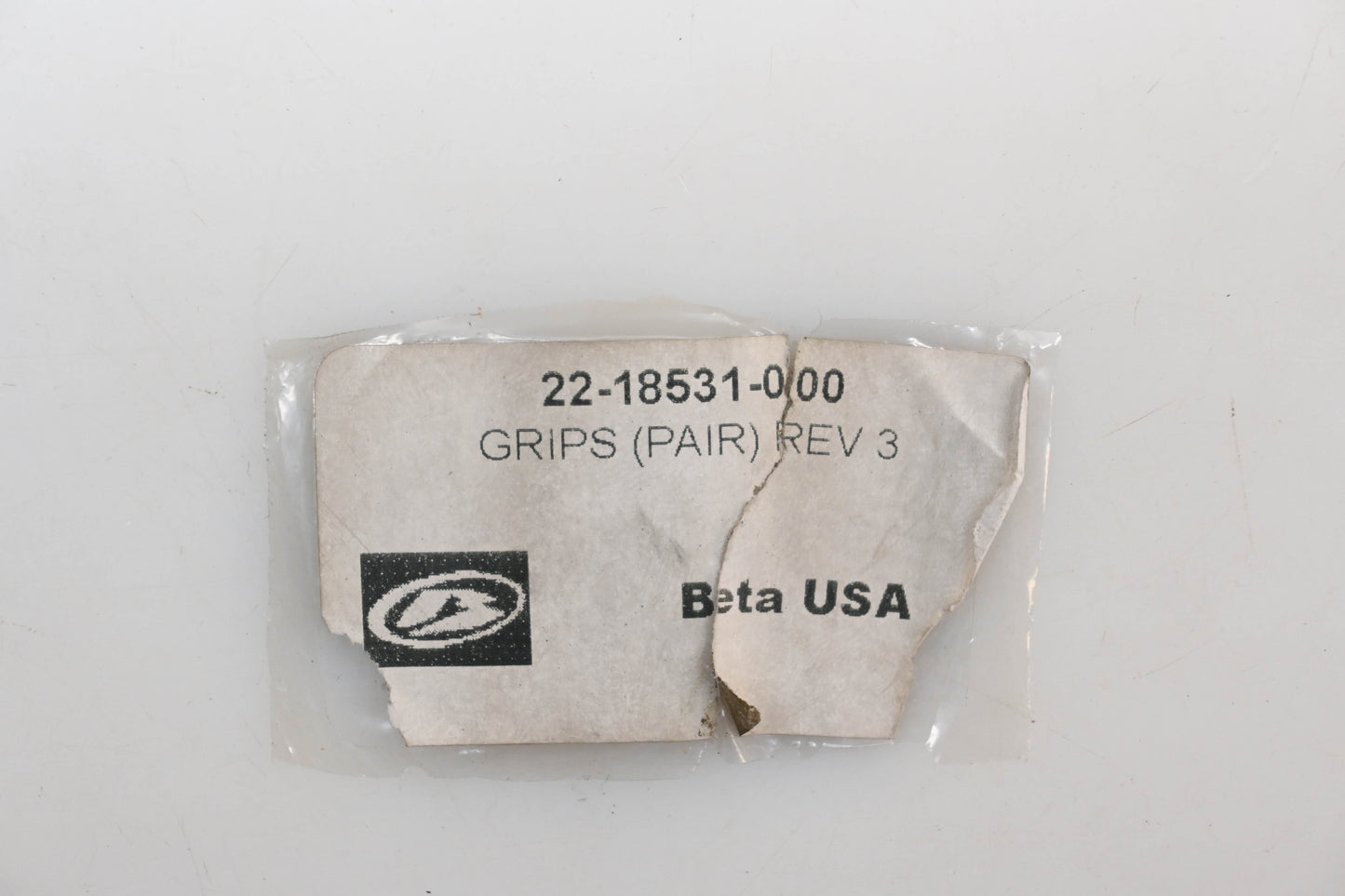 Beta 22-18531-000, 22.18531.000 Rev 3 Grips Kit NOS