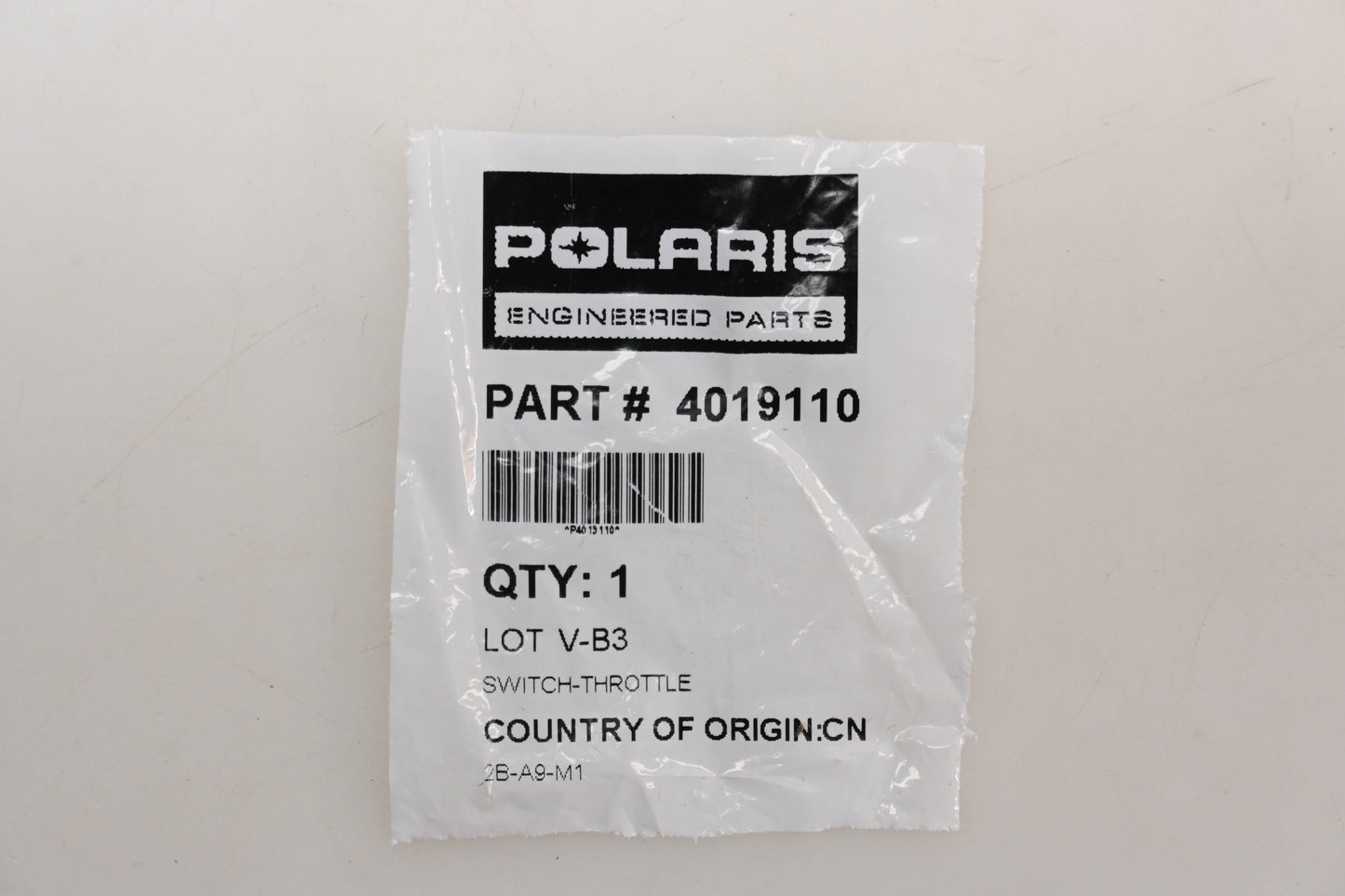 New OEM Polaris 4019110 Throttle Switch NOS