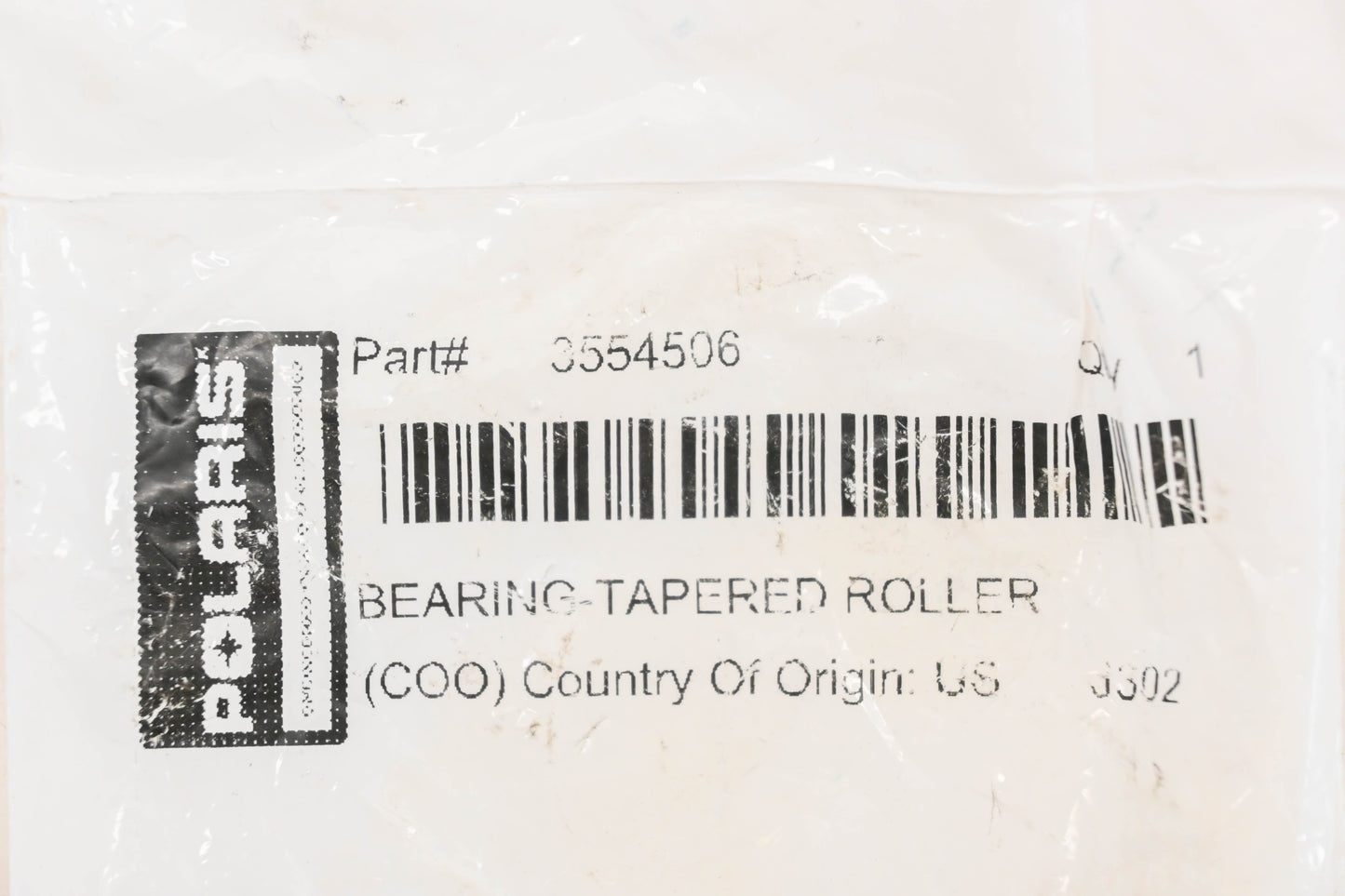 New OEM Polaris 3554506 Timken Tapered Roller Bearing Cone NOS