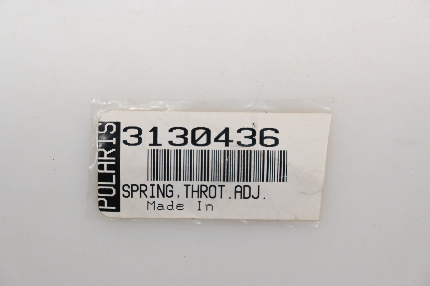 New OEM Polaris 3130436 Throttle Adjustment Spring NOS