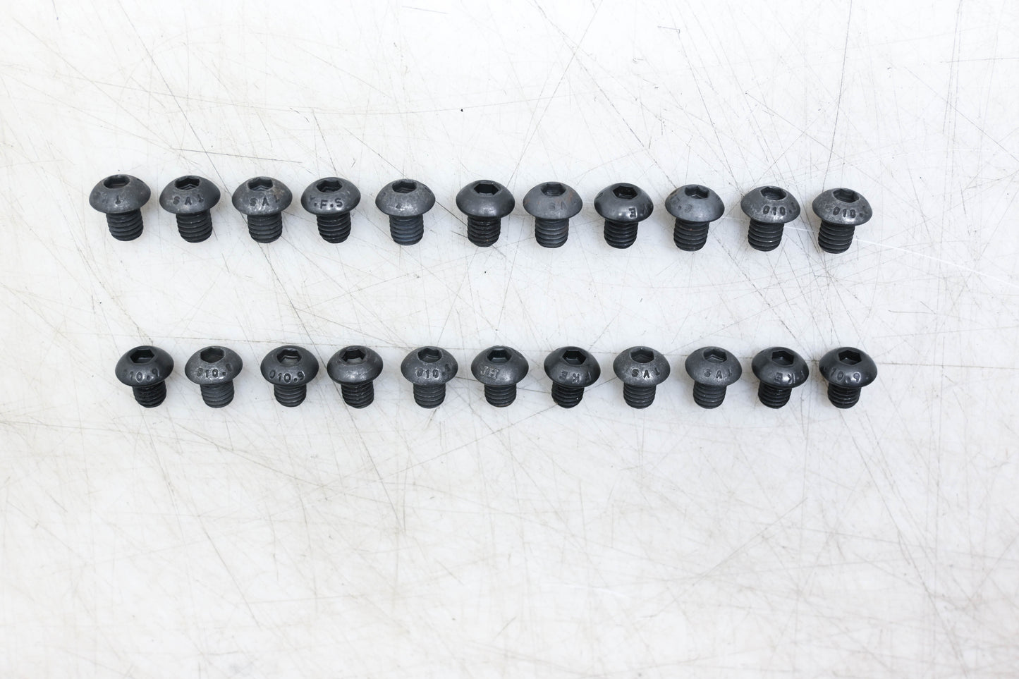 Aftermarket DU065-33 Black Hex Socket Screws 010.9 0.5" Qty 22 NOS