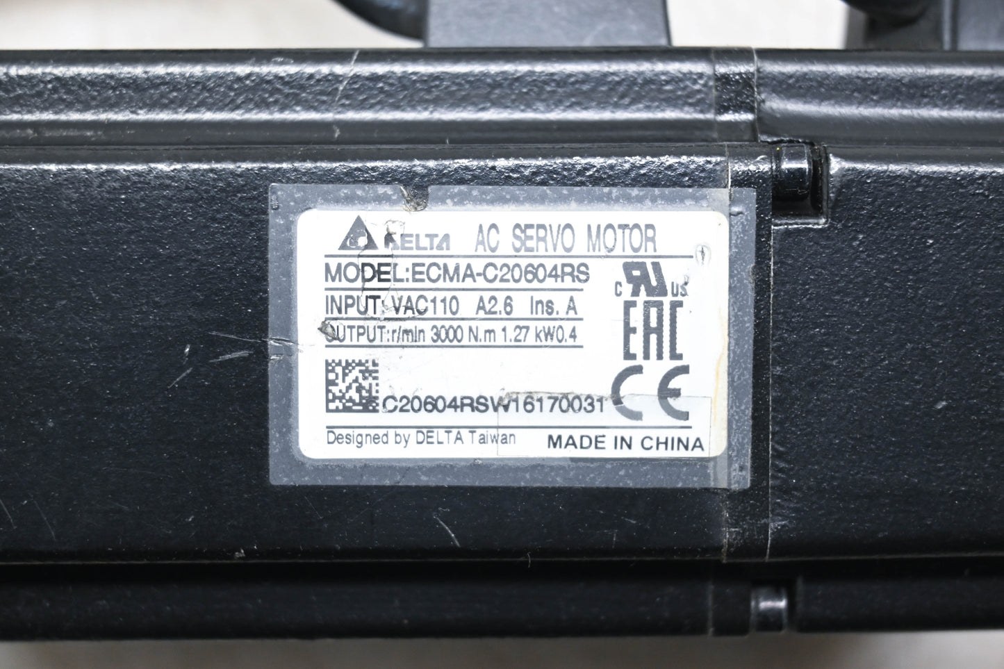 Delta Electronics ECMA-C20604RS AC Servo Motor