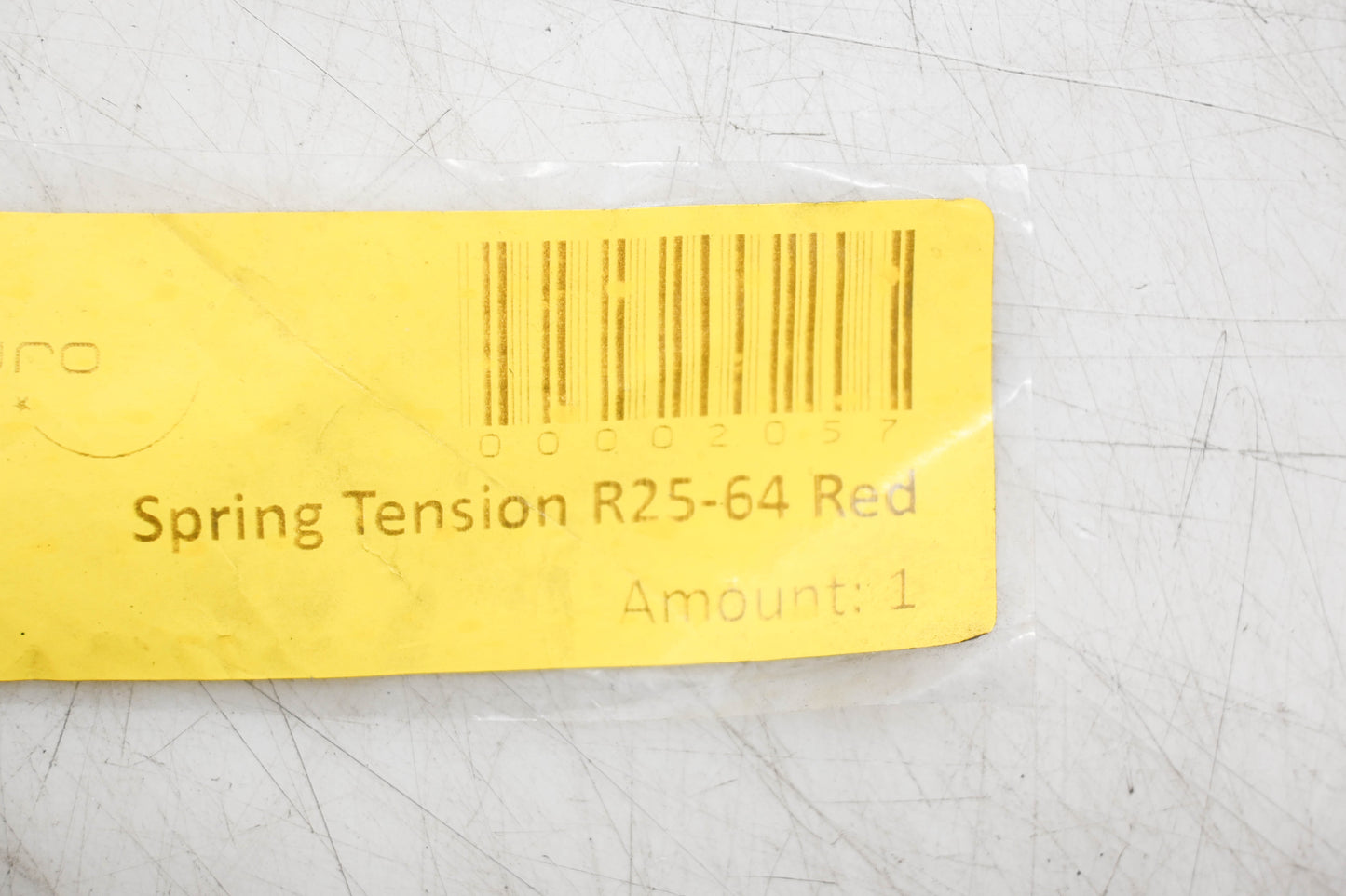 EuroSort 00002057 Red Tension Spring R25-64 NOS