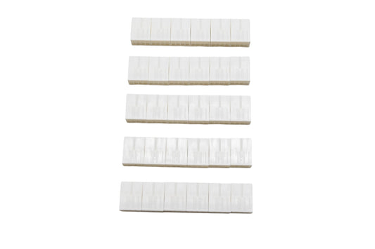 Aftermarket 5559 8-Pin White Cable End Qty 30 NOS