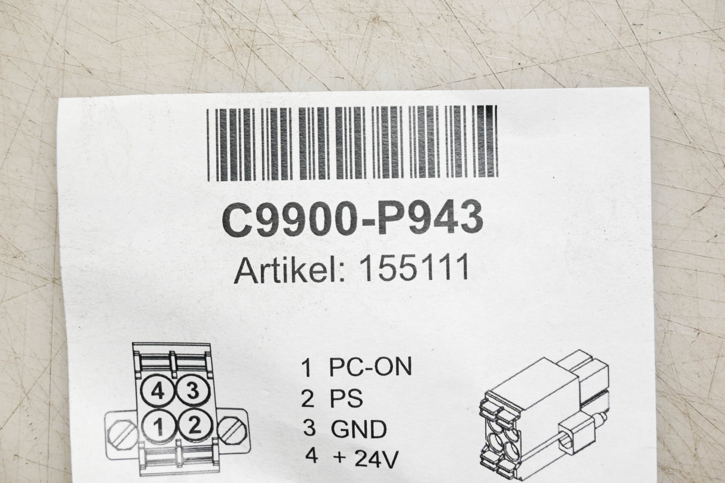 Beckhoff C9900-P943 Terminal Plug Connector NOS