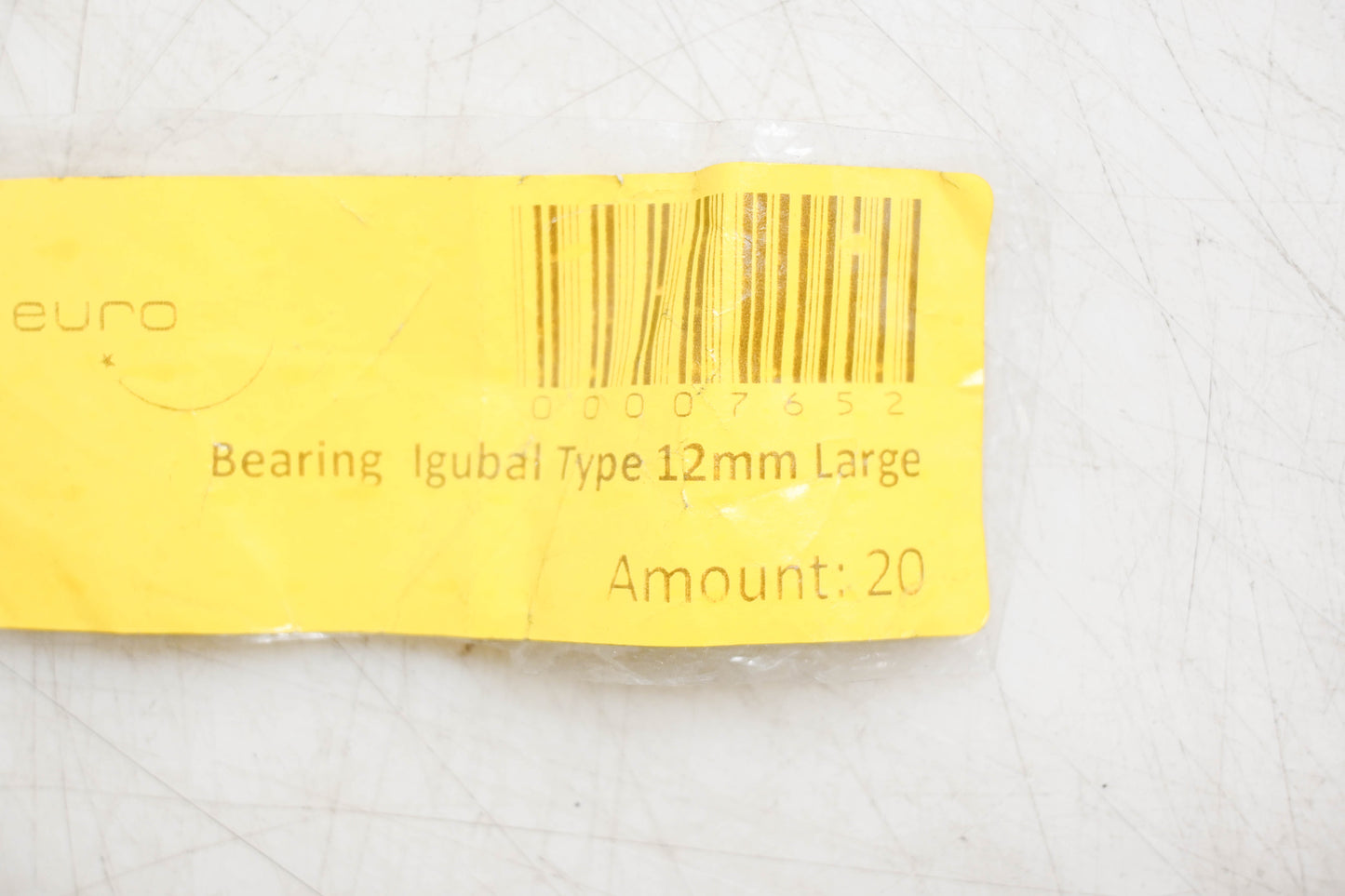 EuroSort 00007652 Large 12mm Igubal Bearing NOS