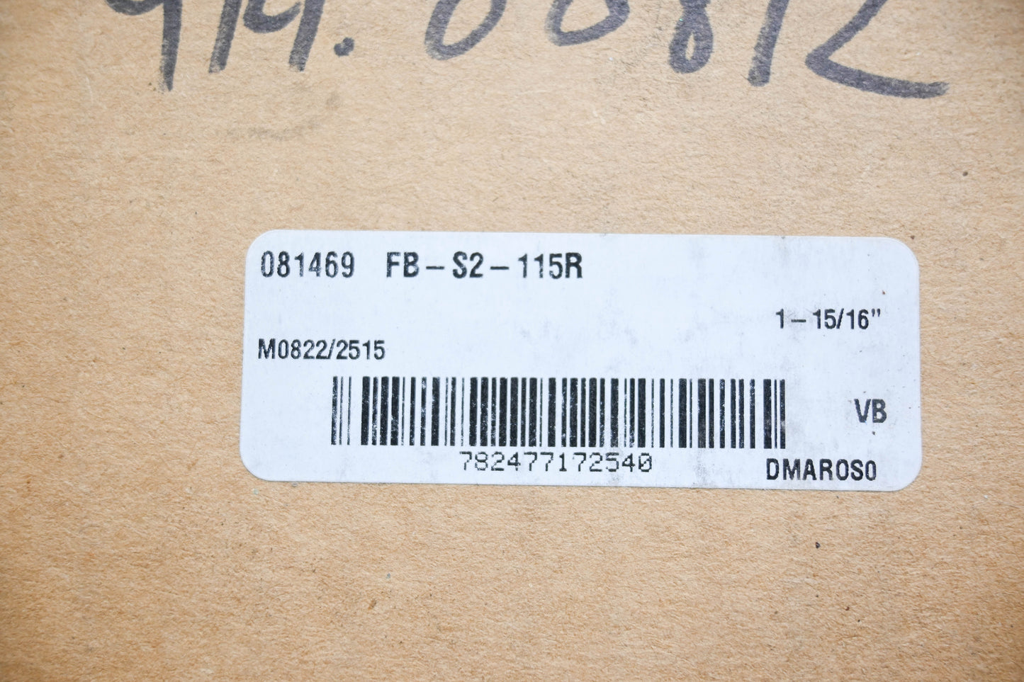 Dodge FB-S2-115R Bolt Mounted Bearing NOS