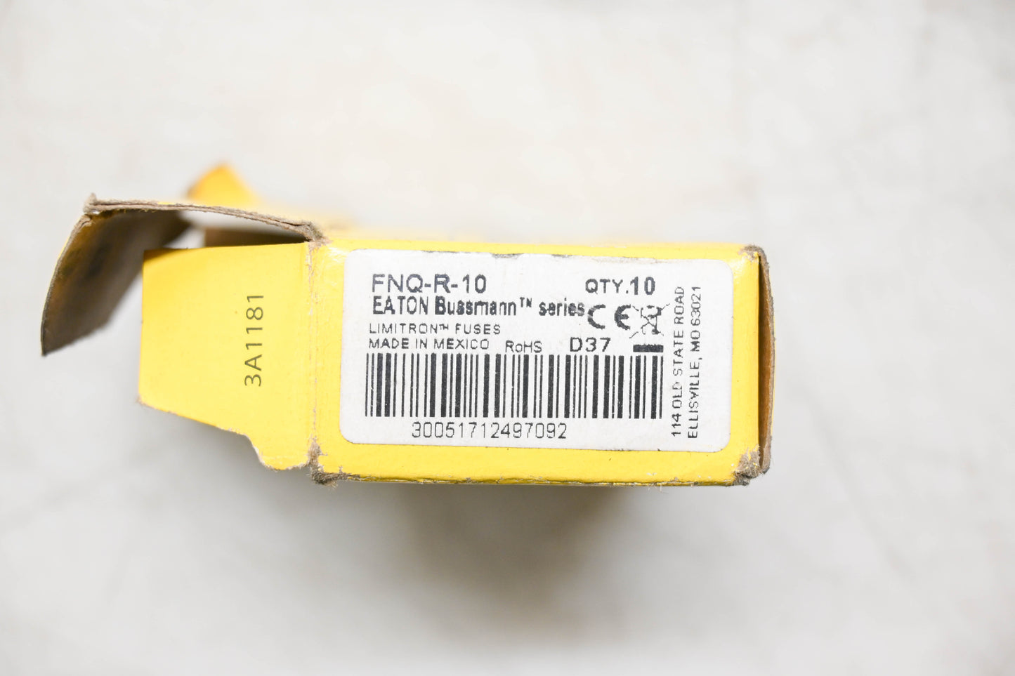 Bussman FNQ-R-10 Time-Delay Fuses Qty 9 NOS