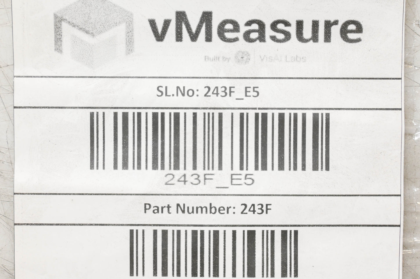 vMeasure 243F, VMAC_ENV Pin Grid Plate 1x1' NOS