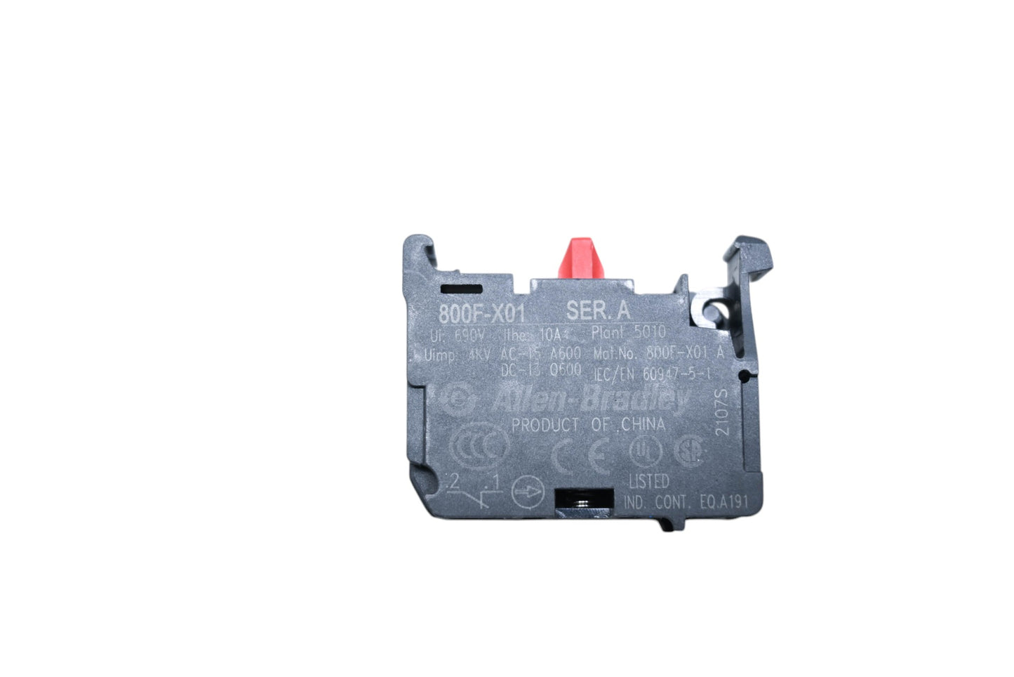 Allen-Bradley 800F-X01 Series A Contact Block