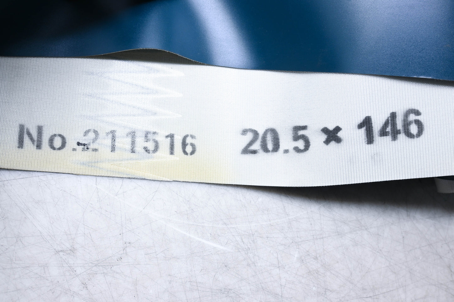 Aftermarket 211516 Smooth Surface Navy Blue Conveyor Belt 3708x521mm NOS