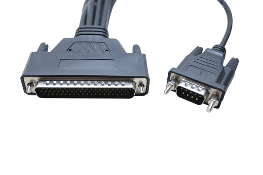 Aftermarket YL004-16 DB62 Male to 8-Port DB9 Male Connection Cable 1ft NOS