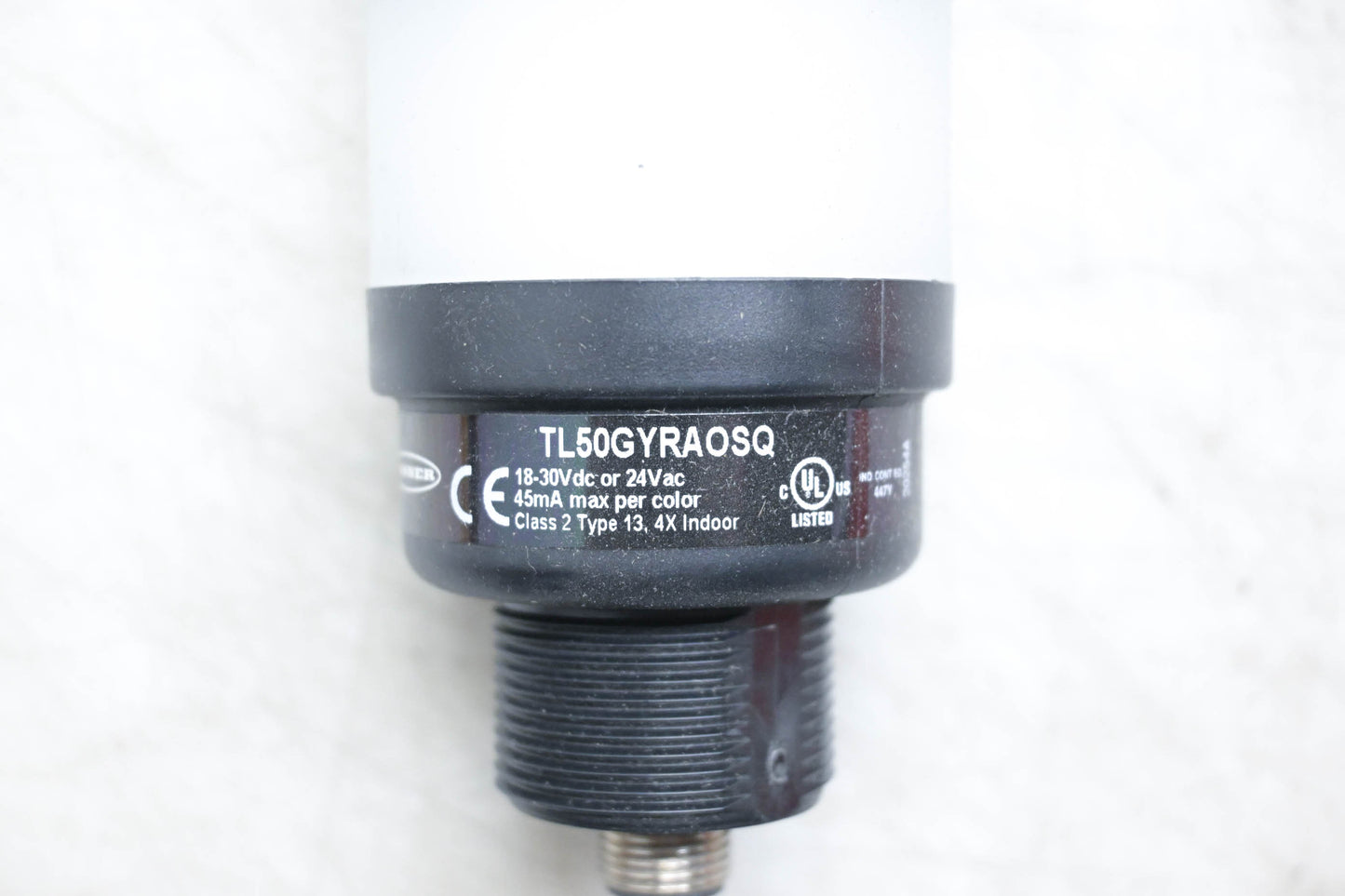 Banner TL50GYRAOSQ Green/Yellow/Red Tower Light NOS