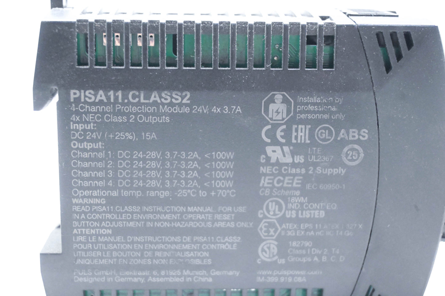 Puls PISA11.CLASS2 Protection Module NOS