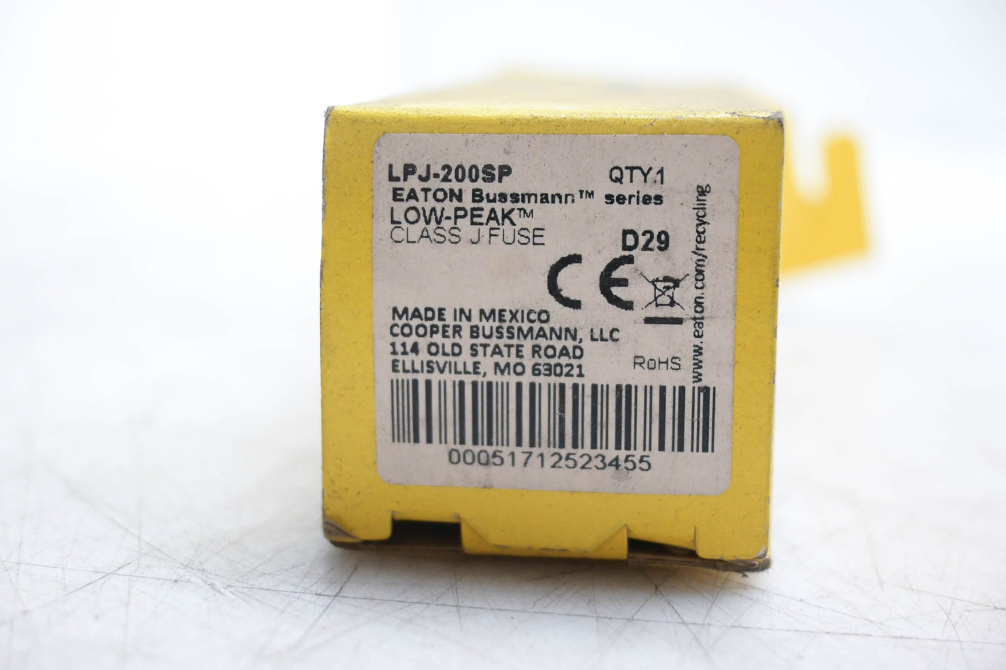 Eaton LPJ-200SP Bussmann Dual Element Time Delay Fuse NOS