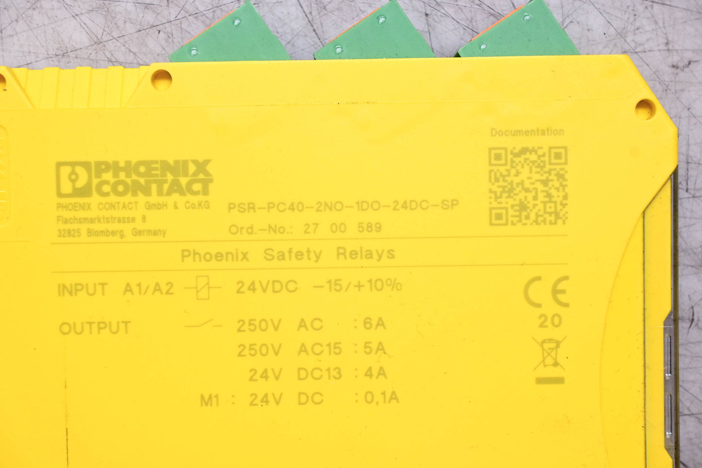 Phoenix Contact PSR-PC40-2NO-1DO-24DC-SP Coupling Relay NOS