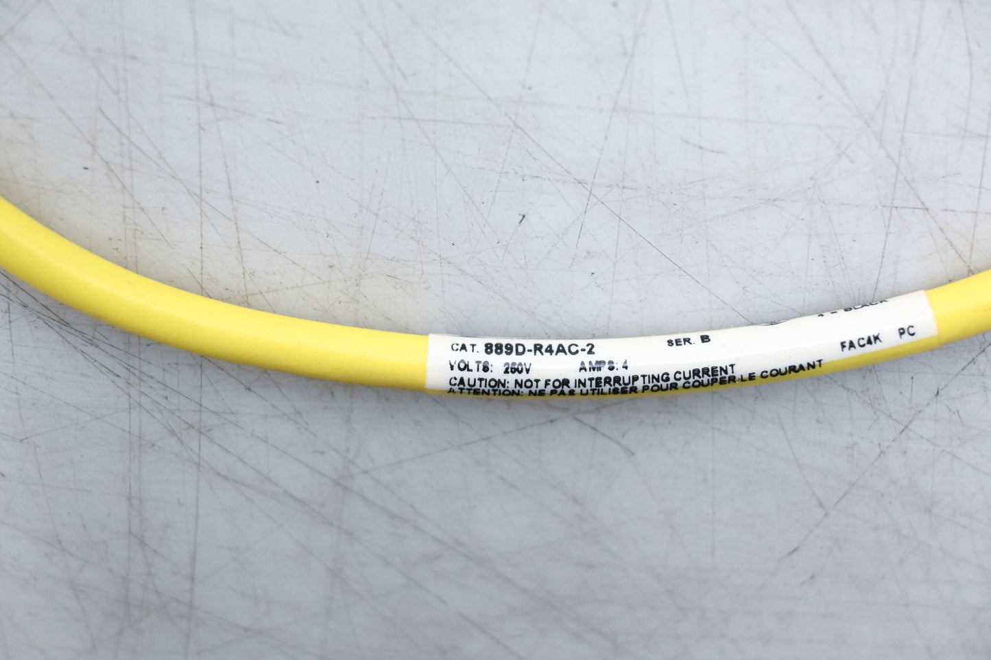 Allen-Bradley 889D-R4AC-2 Series B DC Micro Cable NOS