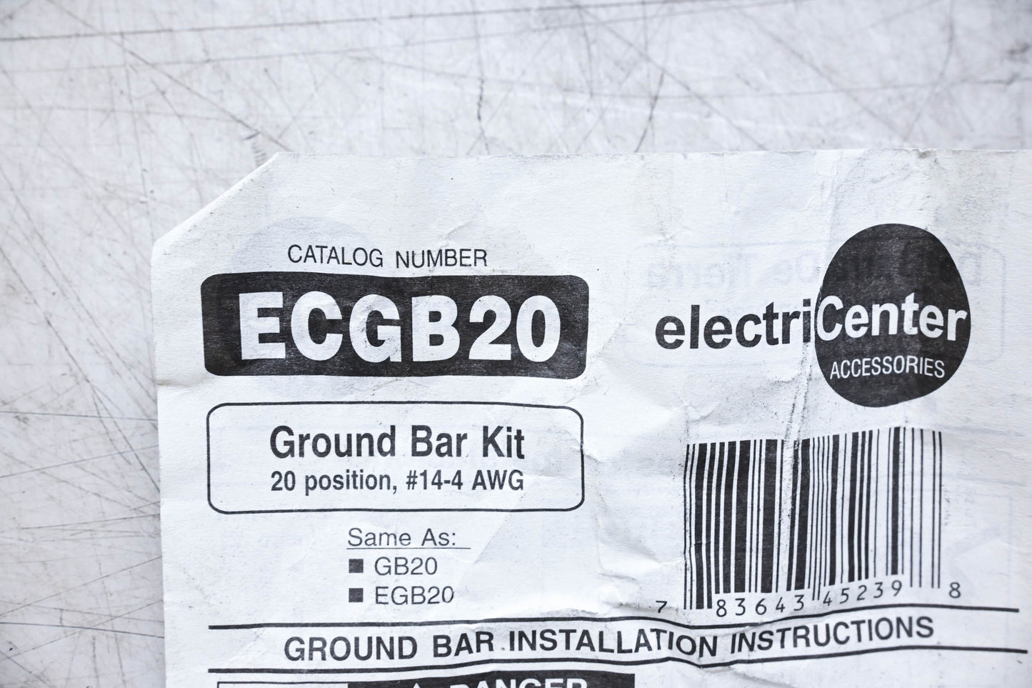 Siemens ECGB20 Ground Bar Kit NOS