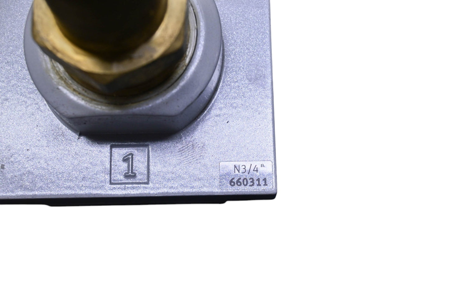 Festo MS6N-AQS-L, 660311 Left Hand Threaded Connection Plate with End Nozzle