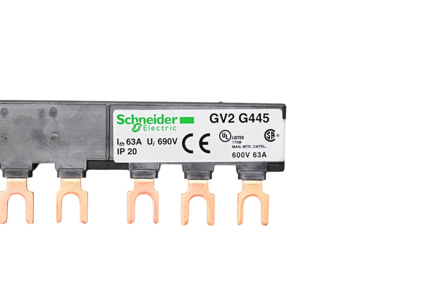 Schneider Electric GV2 G445 7" Comb Busbar NOS