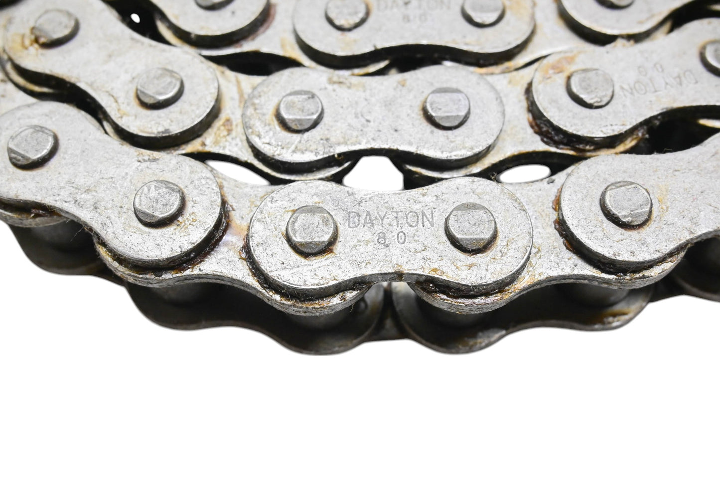 Dayton 2YDW9 Single Strand 80 Roller Chain 10ft NOS