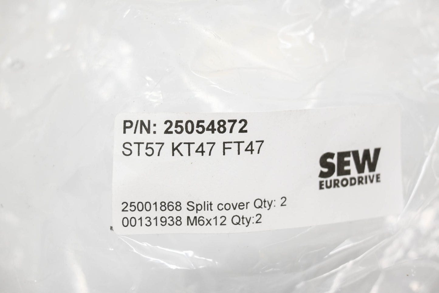 SEW Eurodrive 25054872 Split Shrink Disc Cover NOS