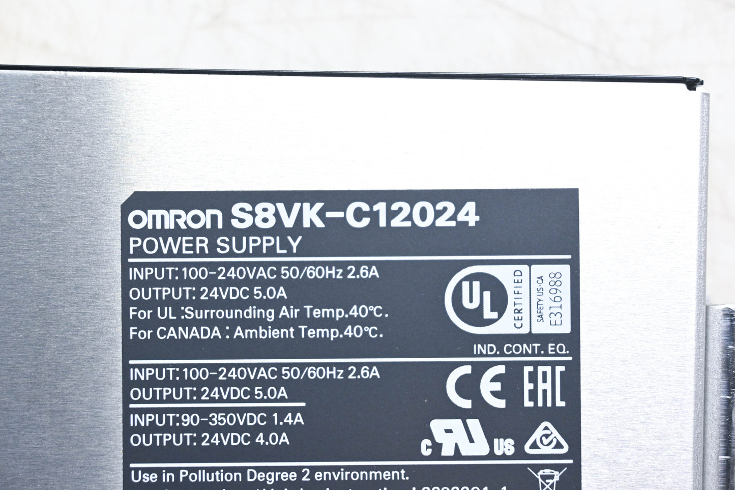 Omron S8VK-C12024 Power Supply NOS