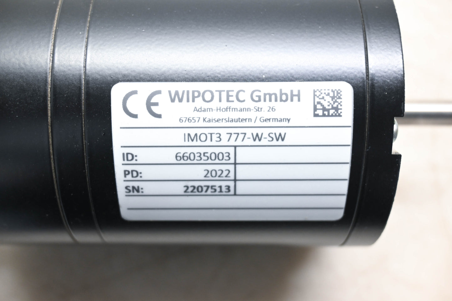 Wipotec IMOT3 777-W-SW, 66035003 Compact Drive Device NOS