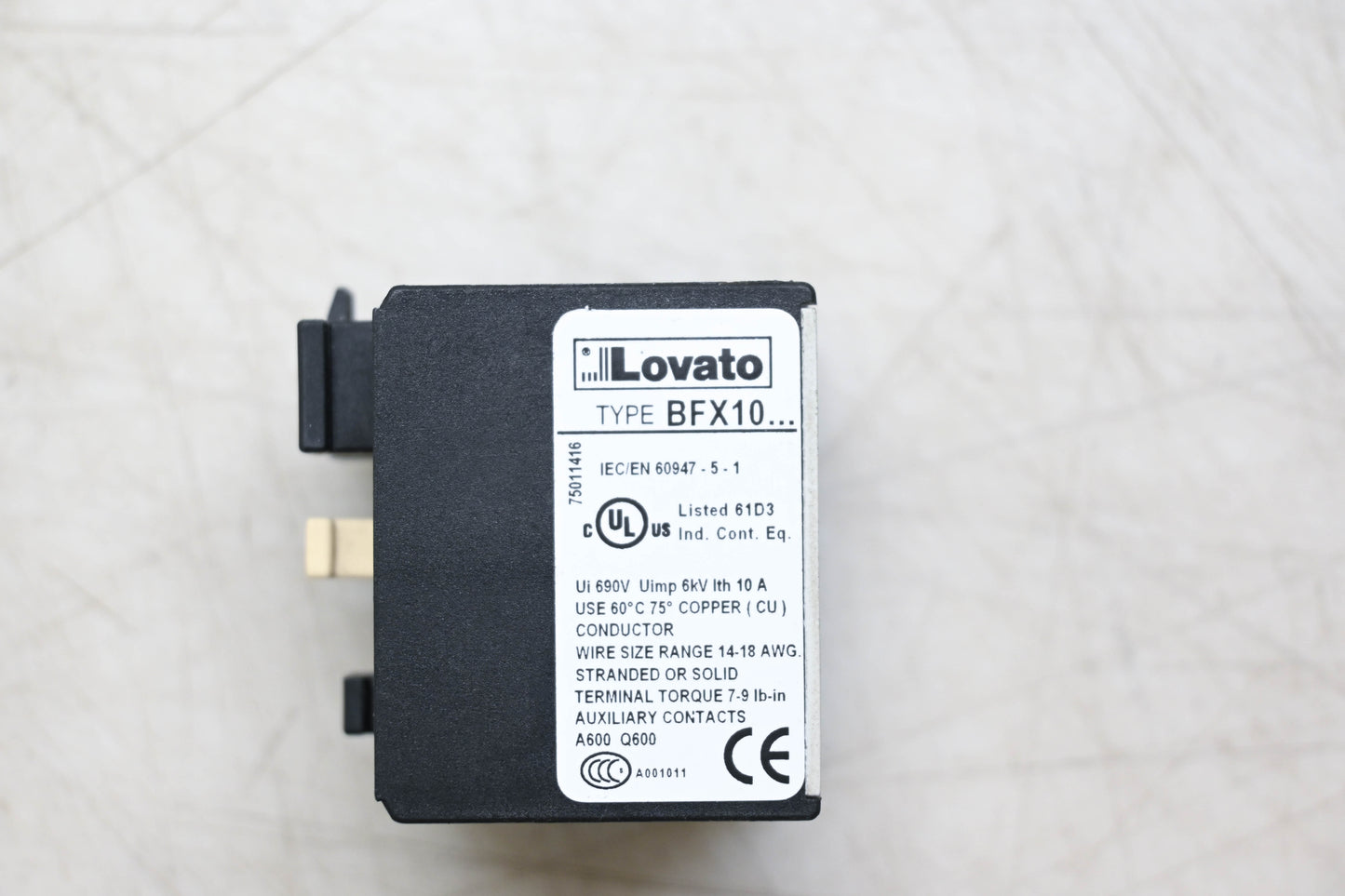Lovato BFX10 Contactor NOS