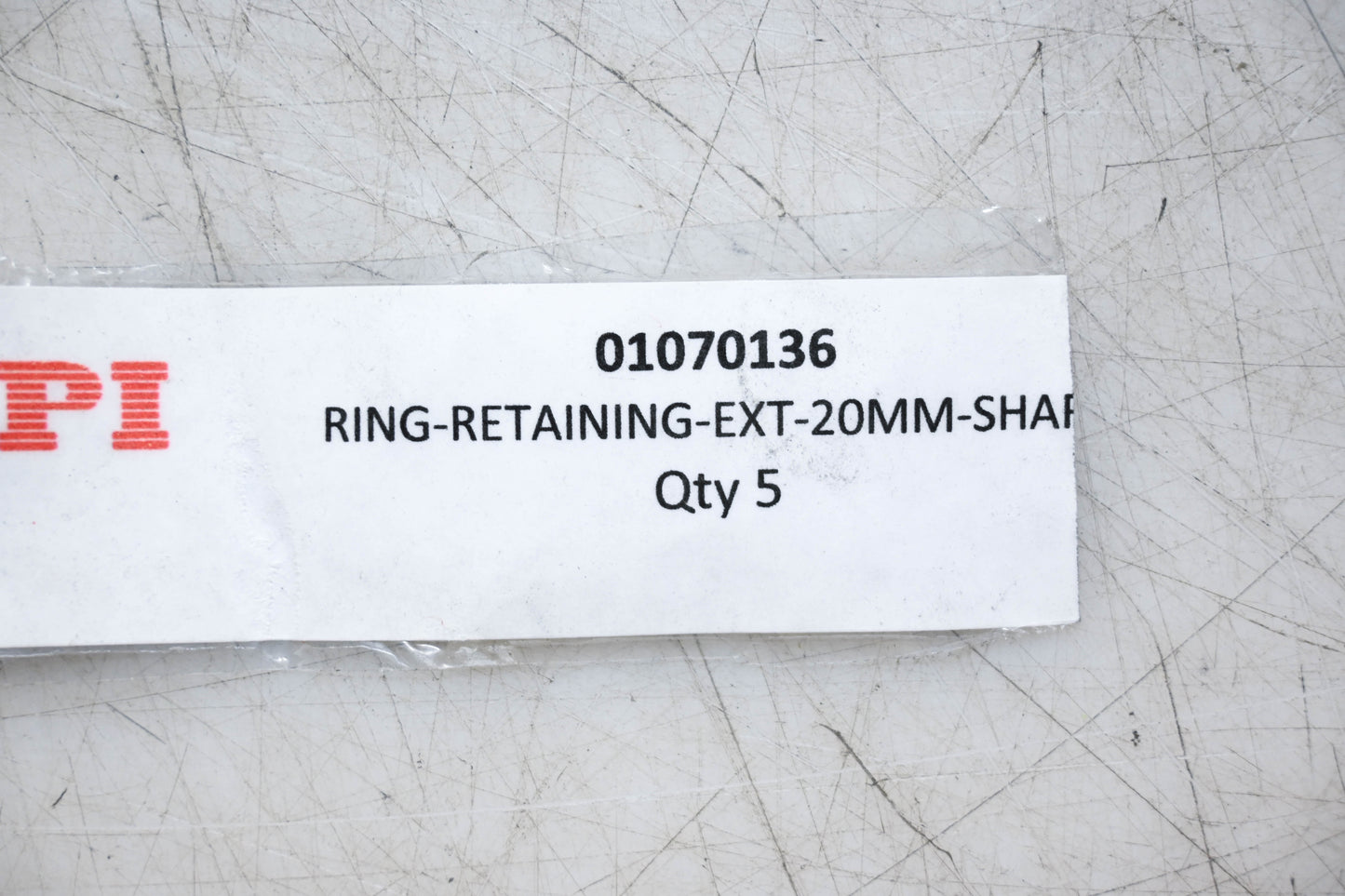 Aftermarket 01070136 Retaining Rings 20mm Qty 5 NOS