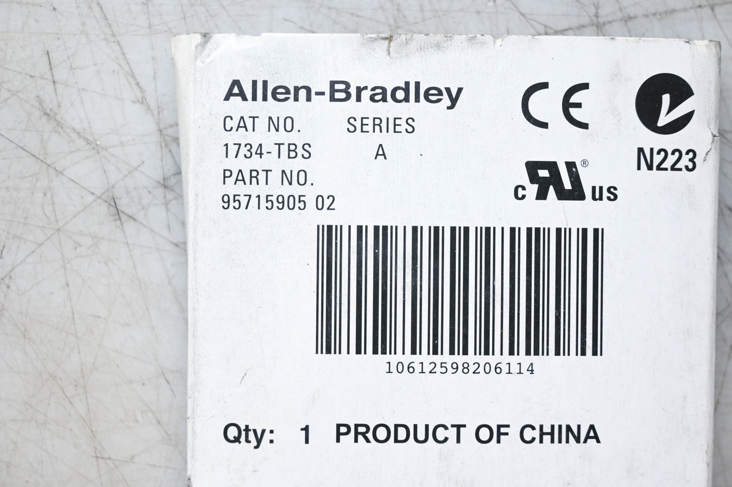 Allen-Bradley 95715905 02 Series A Point I/O Terminal Base NOS