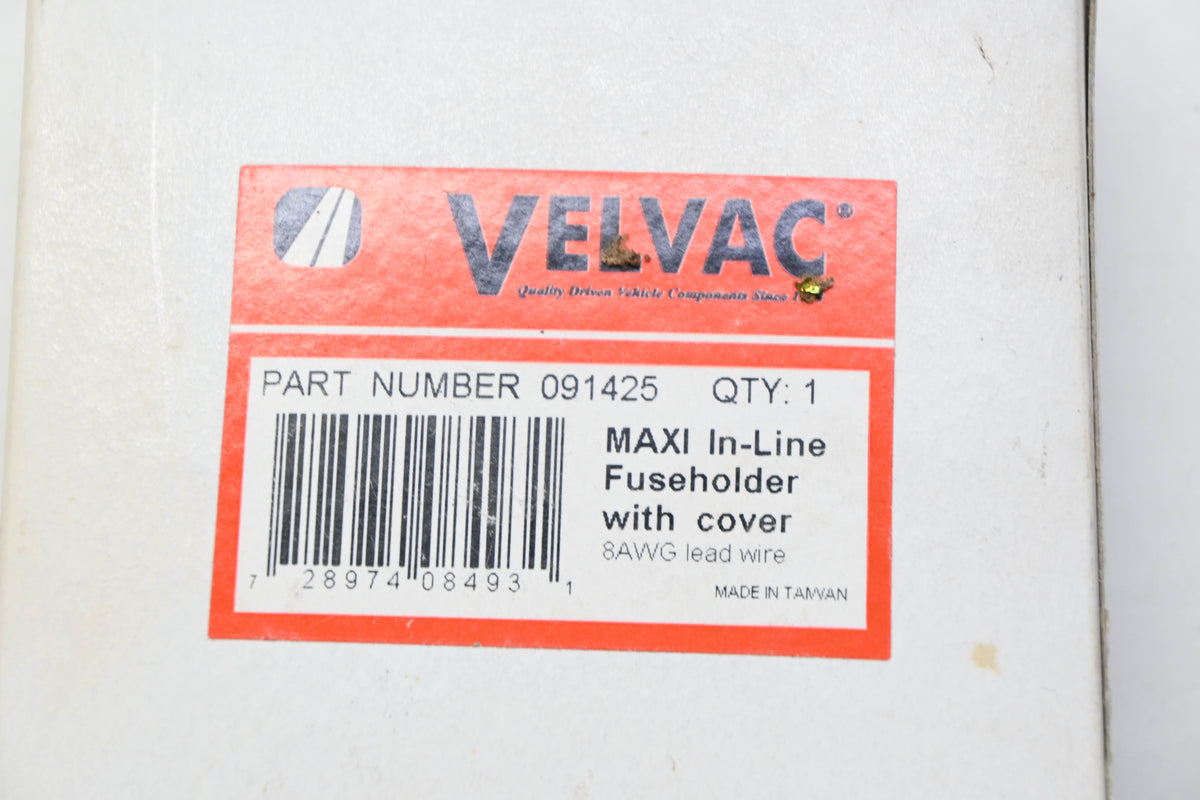 Velvac 91425 In-Line Fuse Holder With Cover NOS