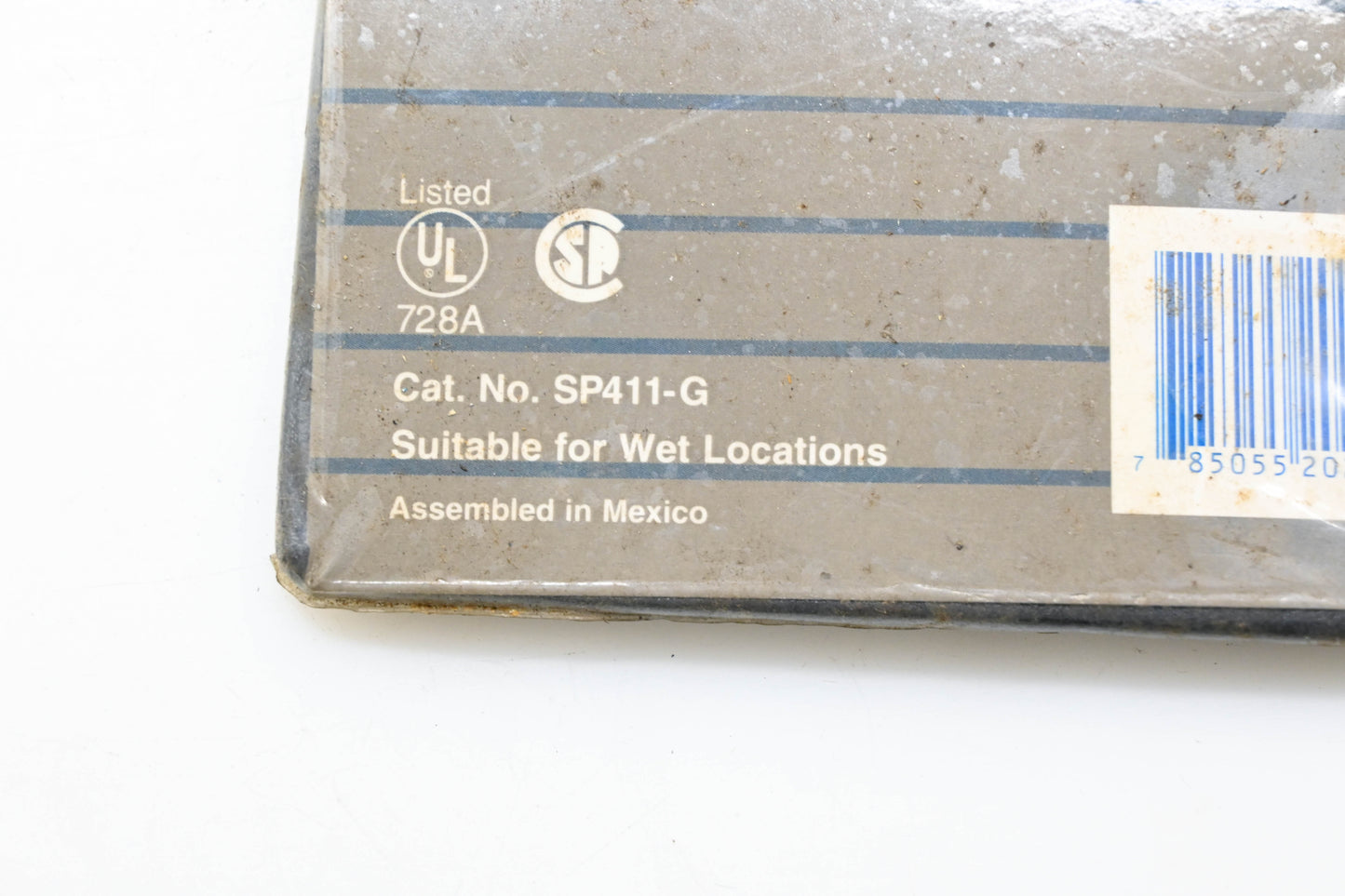 Thomas & Betts 4A246 Weather Proof Two Gang Blank Cover NOS