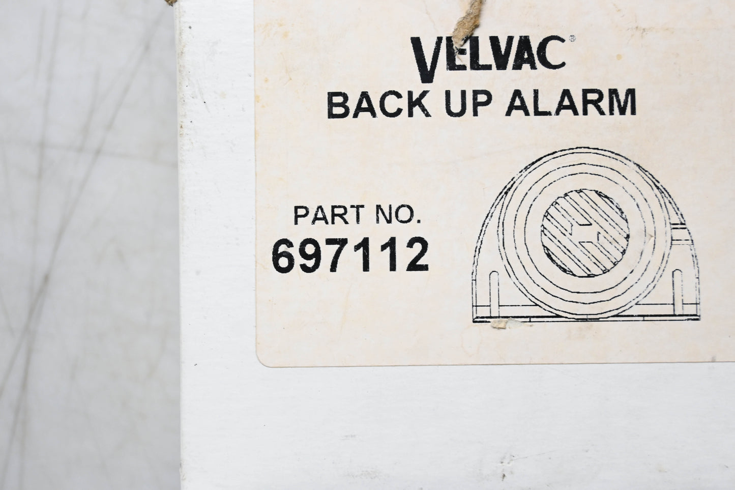 Velvac 697112 Back Up Alarm NOS