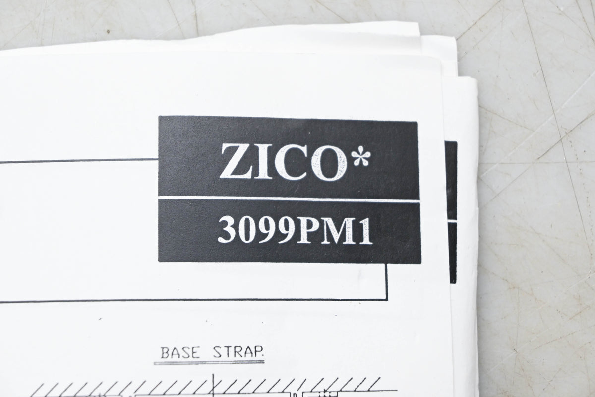 Zico 3099PM1 Quic-Strap Cylinder System NOS