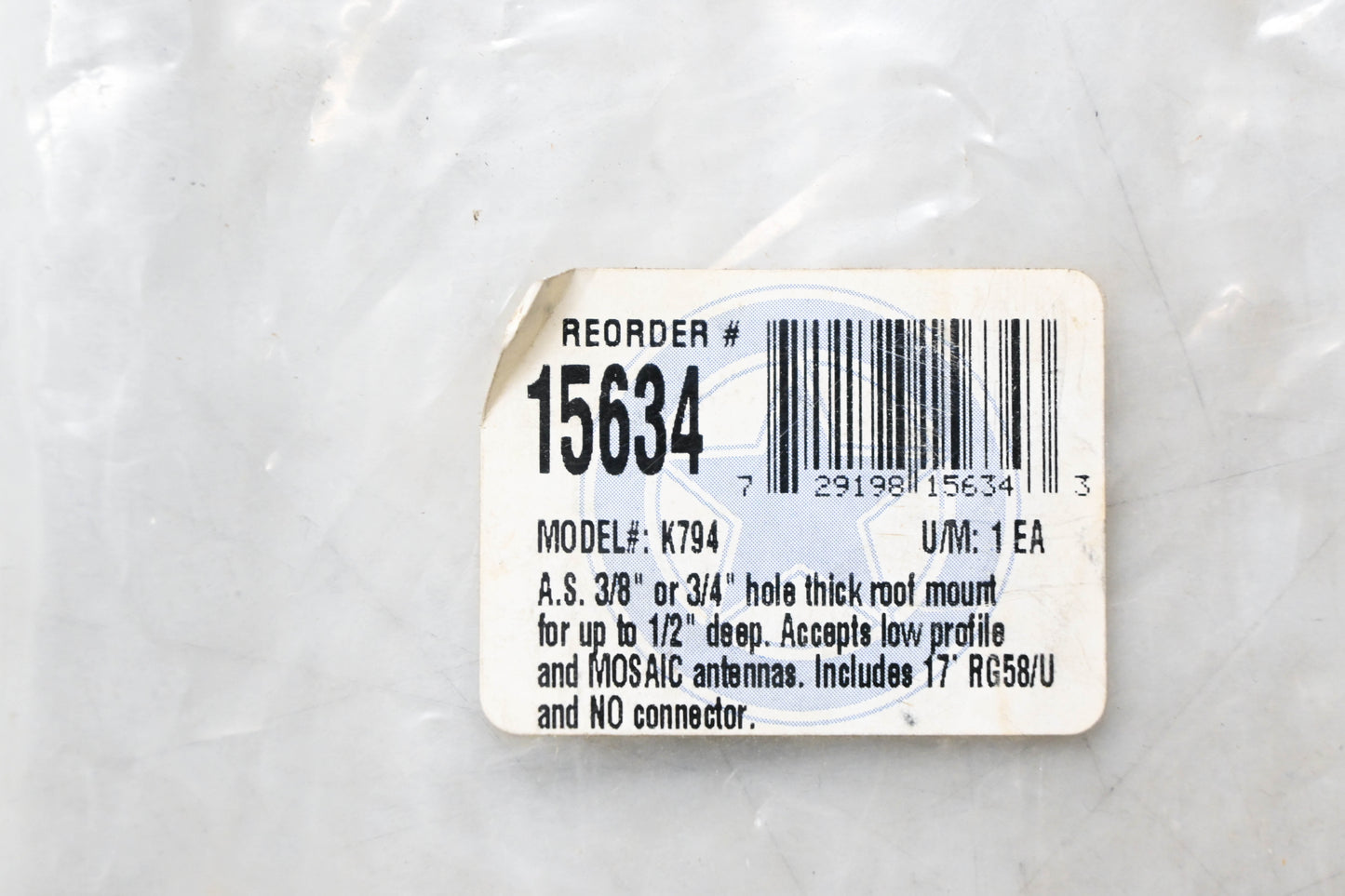 Allen Telecom 15634, K794 Replacement Antenna Connector With Cable NOS