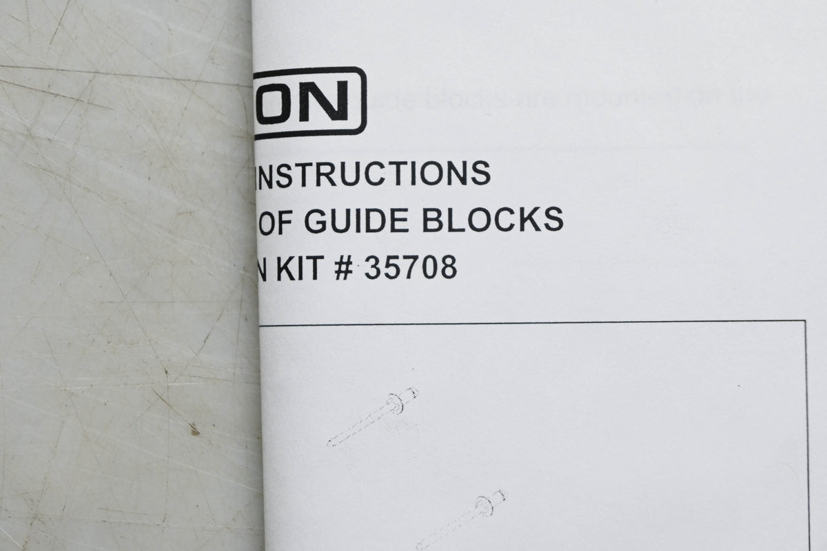 Ricon 35708 Inboard Rollstop Guide Blocks Kit NOS