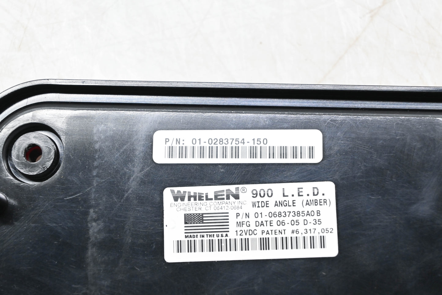 Whelen 01-0283754-150, 01-06837385A0 900 Series LED Light Wide Angle Amber NOS
