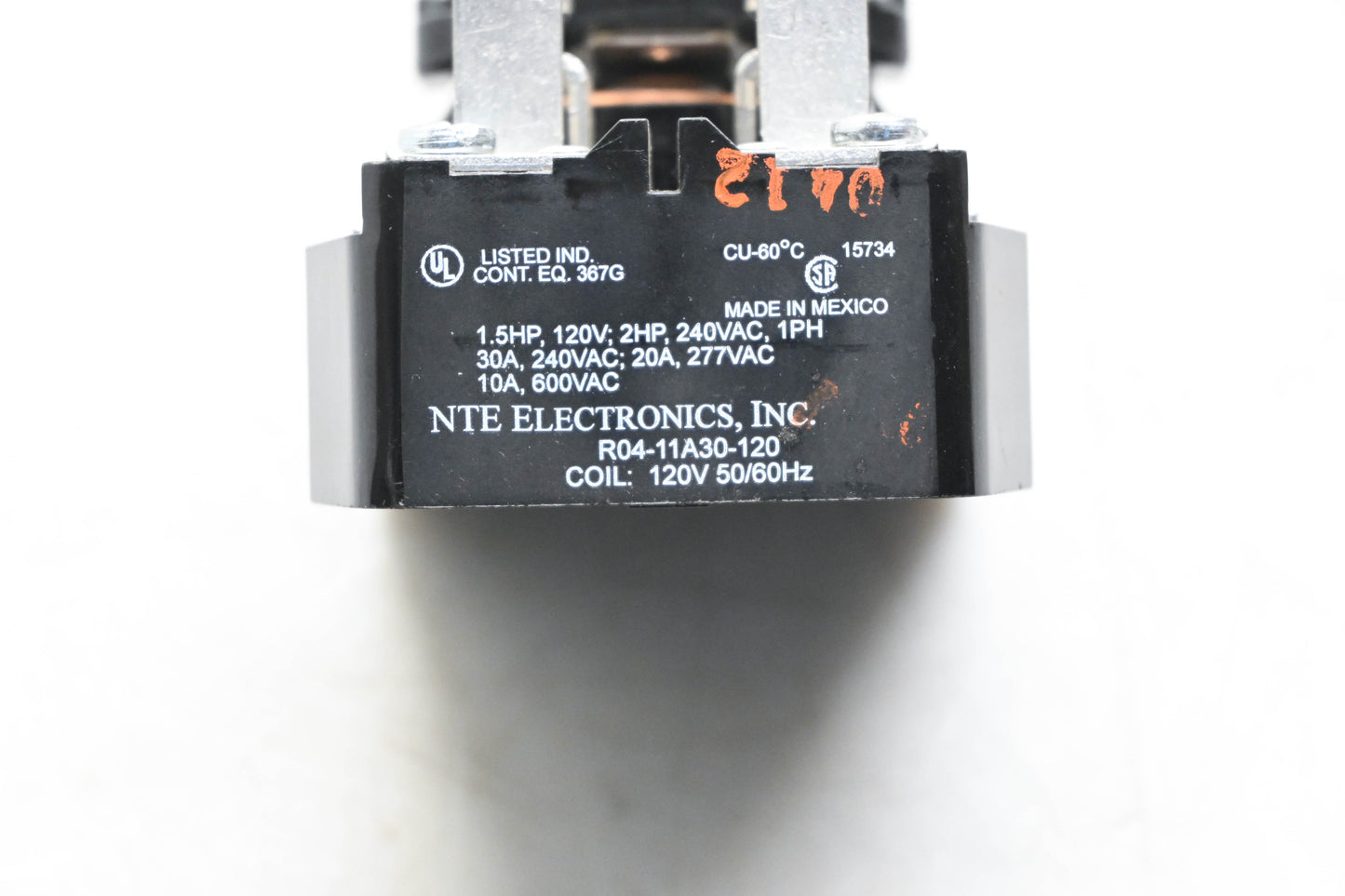NTE Electronics R04-11A30-120 Power Relay DPDT NOS